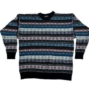 Vintage MacGordon Knitwear Scotland Pullover 100% Wool Sweater